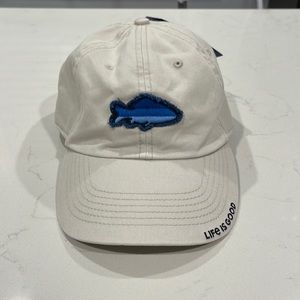 NWT Life is Good Fishing Baseball Hat 🎣